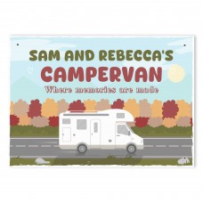 PERSONALISED Campervan Sign Novelty Plaque Travel Hanging Sign