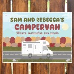 PERSONALISED Campervan Sign Novelty Plaque Travel Hanging Sign