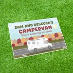 PERSONALISED Campervan Sign Novelty Plaque Travel Hanging Sign