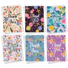 Thank You Cards Multipack 6 Unqiue Cards For Teachers Volunteers