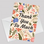 Thank You Card For Women Wedding Teacher Teaching Assistant