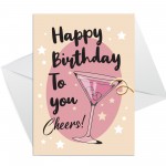Birthday Cards For Women Multipack 6 Pack Cocktail Birthday Girl