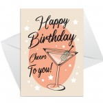 Birthday Cards For Women Multipack 6 Pack Cocktail Birthday Girl