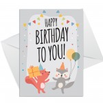 Birthday Card Multipack 6 Pack of Birthday Cards Children Kids
