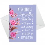 Sympathy Cards Pack of 6 Sympathy Cards Condolence Card
