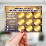 Personalised Birthday Scratch Card Reveal Gift For Him Her Men