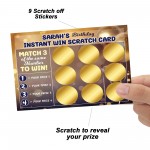 Personalised Birthday Scratch Card Reveal Gift For Him Her Men