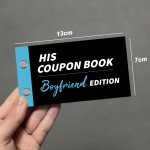 Coupon Book Gift For Boyfriend Love Coupons For Him Couples Gift