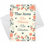 New Home Card Congratulations Card For Couple Keepsake Card