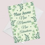New Home Card With Envelope Keepsake Congratulations Card