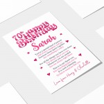 PERSONALISED 70th Birthday Gift For Her Gift For Nan Mum
