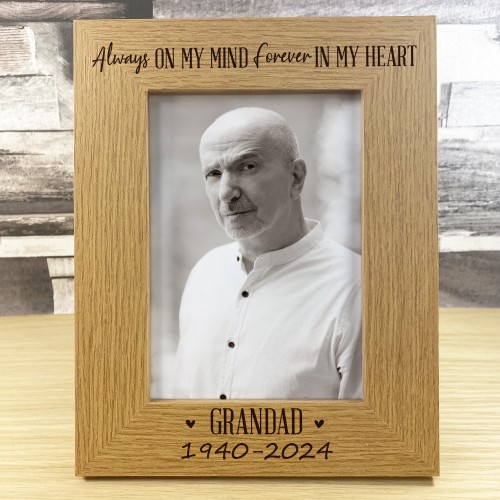 Grandad Memorial Gift for Loss of Grandparent Memorial Frame
