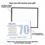 Personalised 70th Birthday Gifts for Him Husband A3 Framed Print