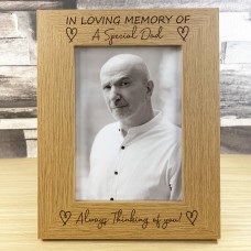 In Loving Memory Memorial Photo Frame Of Dad Memorial Gift