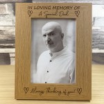 In Loving Memory Memorial Photo Frame Of Dad Memorial Gift
