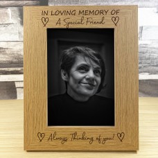 In Loving Memory Memorial Photo Frame Of Special Friend Memorial