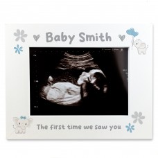 Personalised Baby Scan 7x5 Photo Frame Keepsake Baby Boy Gifts