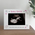 Personalised Baby Scan 7x5 Photo Frame Keepsake Pregnancy Scan 