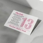 Personalised 13th Birthday Gifts for Her Women Daughter A3 Print