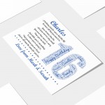 Personalised 16th Birthday Gift for Him Men Son Brother A3 Print