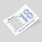 Personalised 18th Birthday Gift for Him Men Son Brother A3 Print
