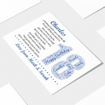 Personalised 18th Birthday Gift for Him Men Son Brother A3 Print