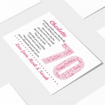 Personalised 70th Birthday Gifts for Her Women Wife Mum Nanny