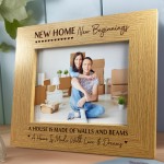 NEW HOME New Beginnings Photo Frame Gift For NEW HOME FIRST HOME