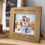 NEW HOME New Beginnings Photo Frame Gift For NEW HOME FIRST HOME