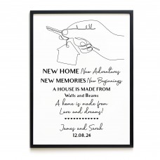 Personalised New Home New Adventures Memories Housewarming Gift