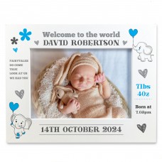 Baby Photo Frame Personalised Gift For Baby Boy New Baby Gift