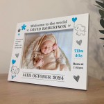 Baby Photo Frame Personalised Gift For Baby Boy New Baby Gift