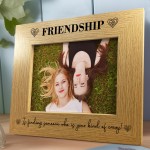 FRIENDSHIP Picture Frame Gift For Best Friend Funny Christmas 
