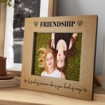 FRIENDSHIP Picture Frame Gift For Best Friend Funny Christmas 