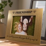 FRIENDSHIP Picture Frame Gift For Best Friend Funny Christmas 