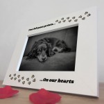 Dog Memorial Photo Frame You Left Paw Prints On Our Hearts