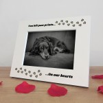 Dog Memorial Photo Frame You Left Paw Prints On Our Hearts