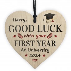 Personalised Good Luck First Year At University, Uni Gifts