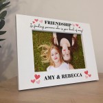 PERSONALISED FRIENDSHIP PHOTO FRAME Gift For Best Friend