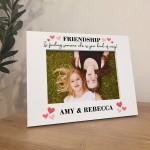 PERSONALISED FRIENDSHIP PHOTO FRAME Gift For Best Friend
