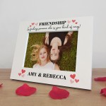 PERSONALISED FRIENDSHIP PHOTO FRAME Gift For Best Friend