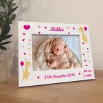 Newborn Baby Girl Keepsake Gifts Personalised Birth Details 