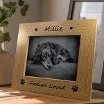 Personalised Dog Memorial Picture Frame Pet Dog Memorial Gift