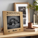 Pet Memorial Picture Frame 7x5 Pet Loss Memorial Gift For Dog