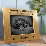 Pet Memorial Picture Frame 7x5 Pet Loss Memorial Gift For Dog