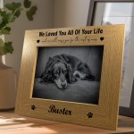 Pet Memorial Picture Frame 7x5 Pet Loss Memorial Gift For Dog