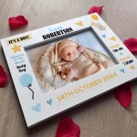 Baby Gift Photo Frame Personalised Gift For Baby Boy New Baby