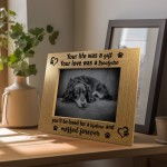 Pet Memorial Photo Frame Your Life Was A Gift Dog Pet Loss Gift