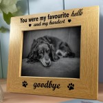 Memorial Photo Frame For Dog Puppy Pet 7x5 Wooden Picture Frame