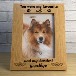 Dog Memorial Photo Frame Gift 7x5 Picture Frame Dog Memorial